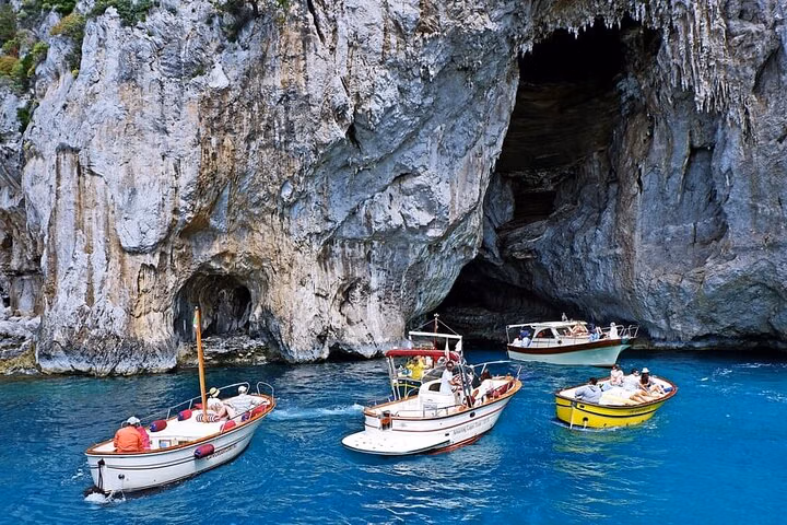 Capri Sea View with Swimming Stop from Naples