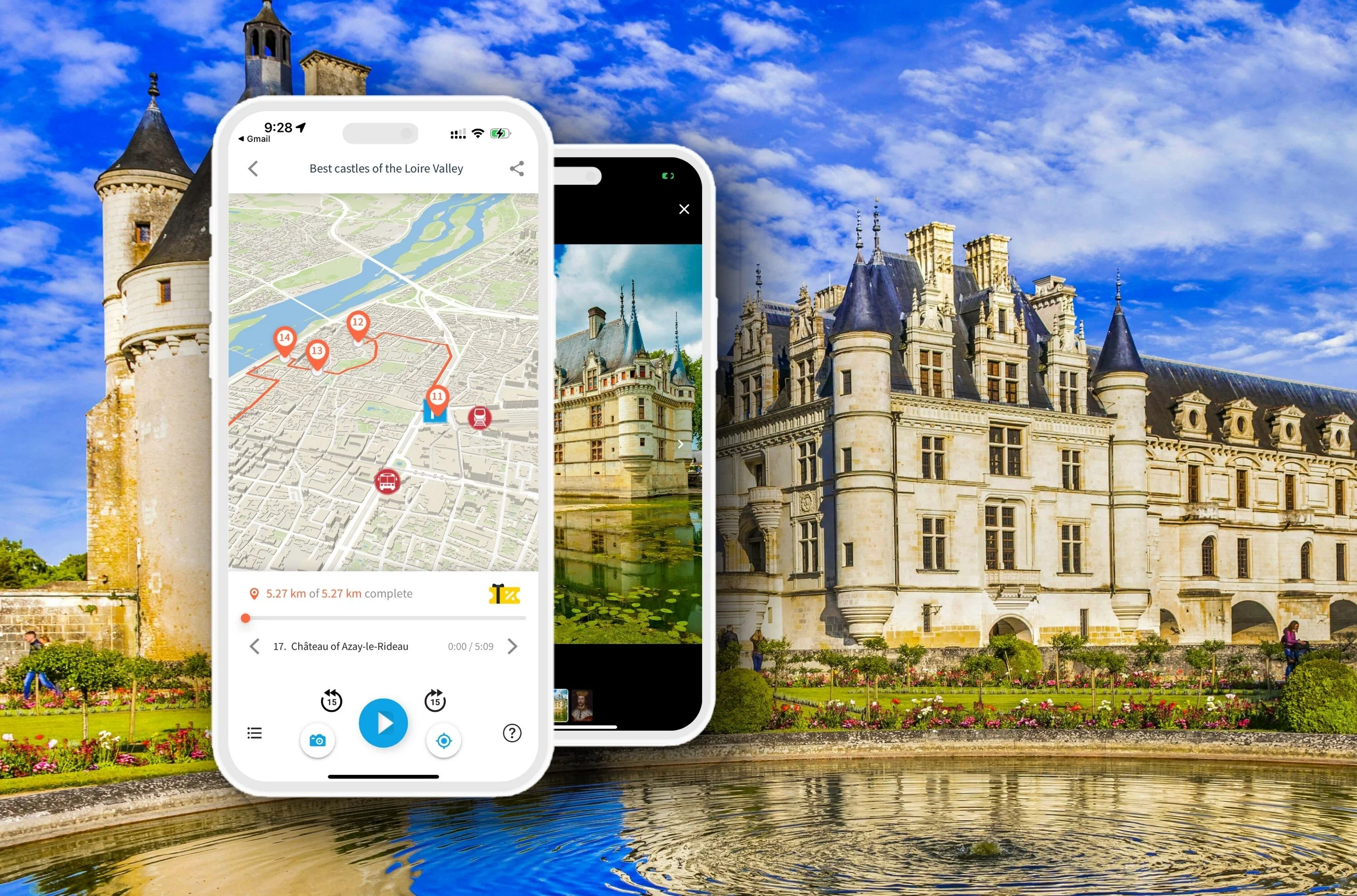 Loire Valley Must-See Castles: Self-Guided Audio Tour App