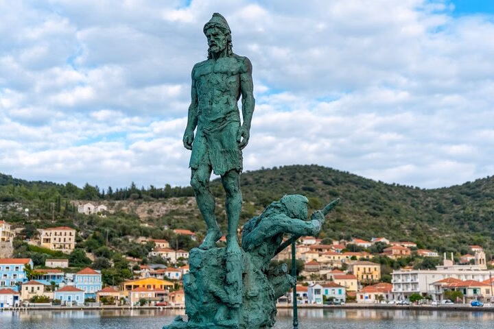 Ithaca Island Guided Bus Tour from Kefalonia