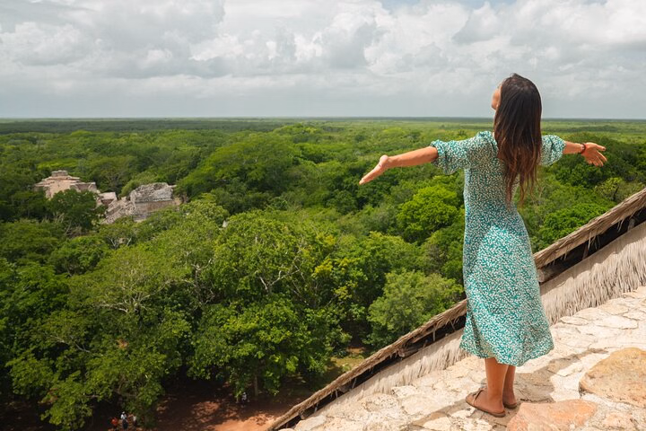 Ek Balam Mayan City, Cenote Oxman Swim and Valladolid Colonial Experience