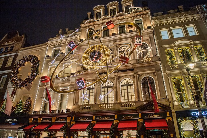 London Christmas Lights and History Walking Tour