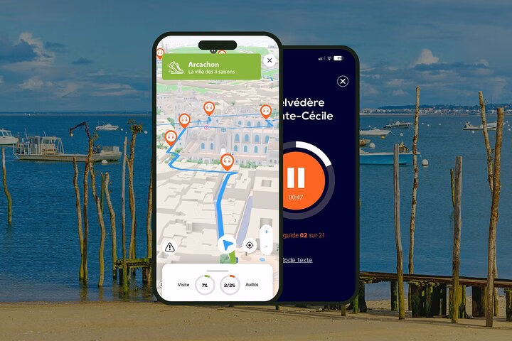 Arcachon Visite audioguidée à pied 1h30 et 19 commentaires audios