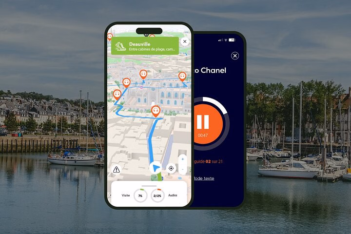 Deauville Visite audioguidée à pied 2h et 19 commentaires audios