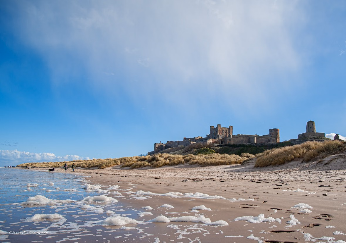 Coastal Kingdoms: St Abbs, Lindisfarne & Bamburgh Castle from Edinburgh.