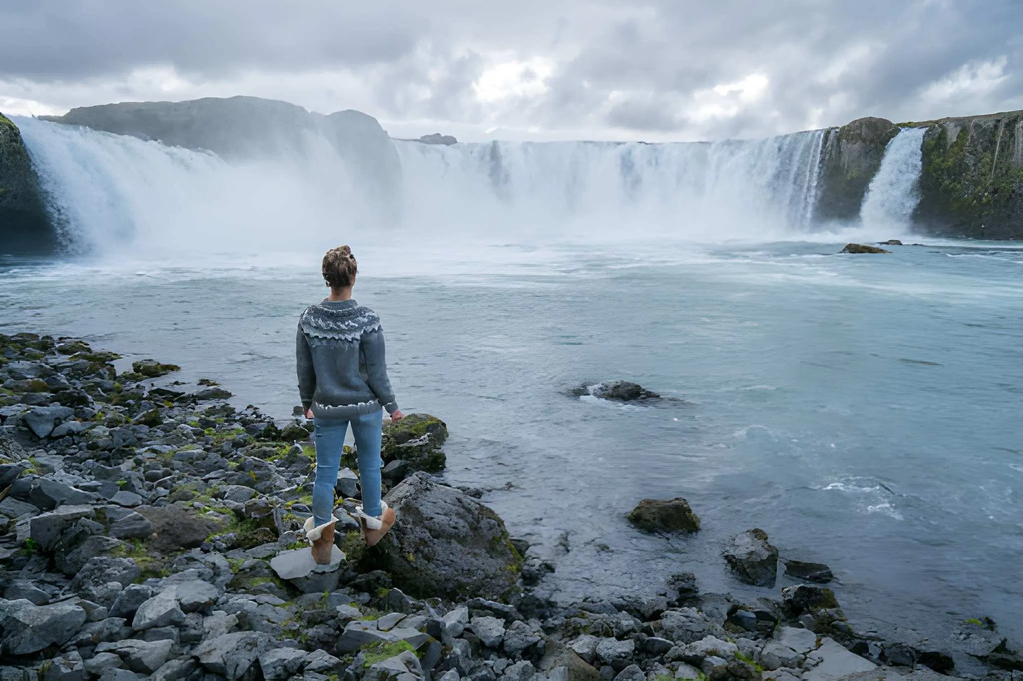 Akureyri Port: Small Group Godafoss Waterfall and Laufas Turf House Tour