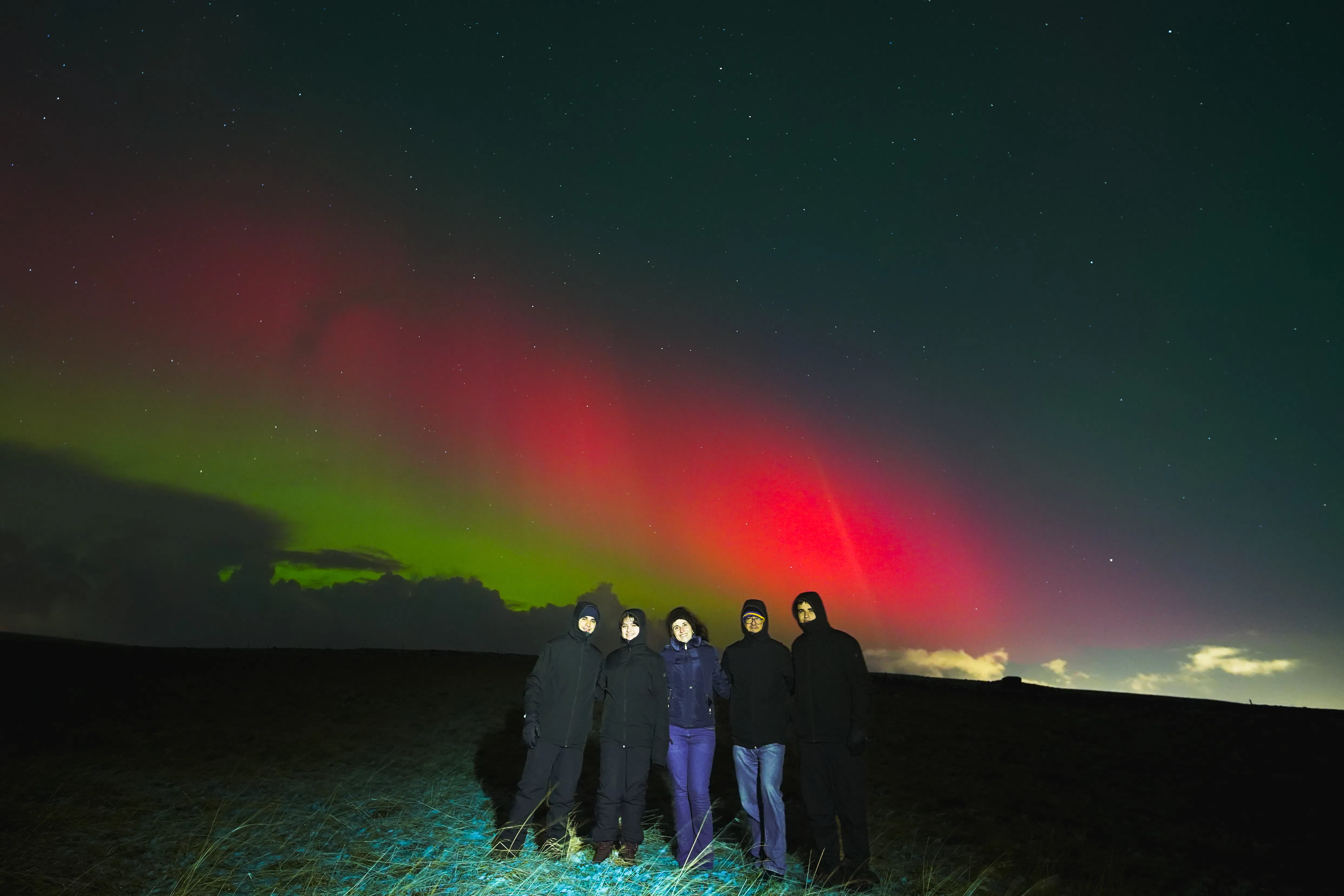 Aurora hunt with campfire, thermal suits & marshmallows