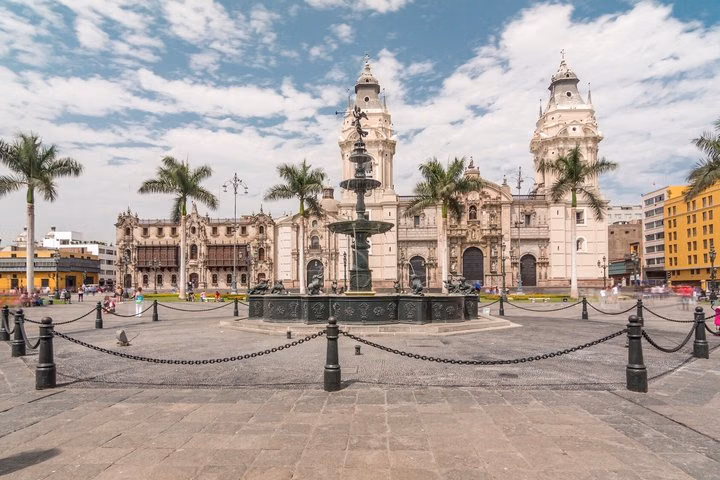 Lima Private City Tour Plaza de Armas and San Francisco Monastery