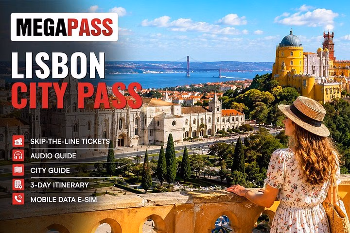 Lisbon & Sintra Pass: Pena Palace, Jerónimos & Regaleira