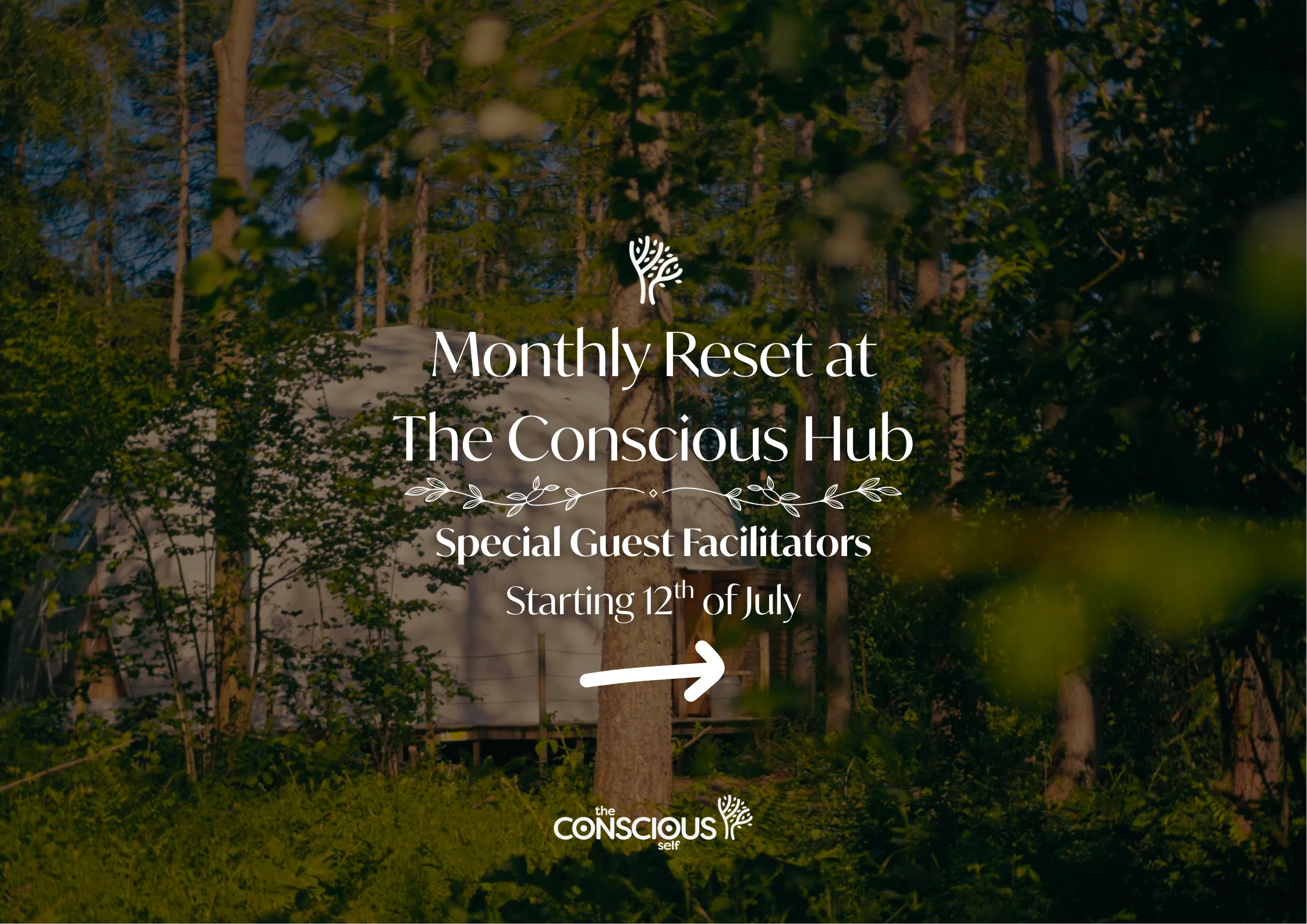 Monthly Reset at the Hub - A Monthly Conscious Self Event