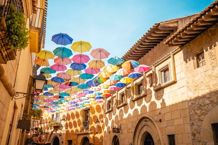 Barcelona: Poble Espanyol Open-Air Museum Ticket with Audio Guide