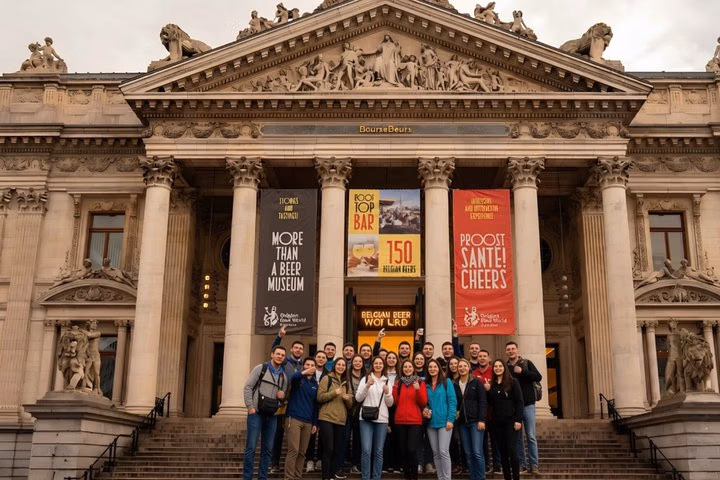 Brussels: Belgian Beer World Experience Ticket with Rooftop Beer