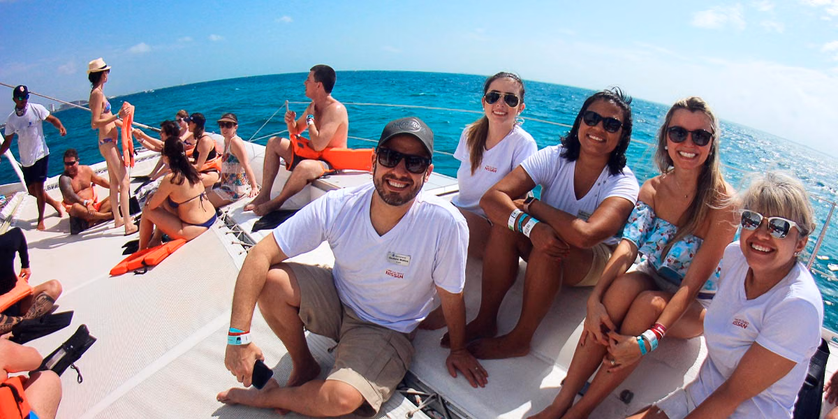 Isla Mujeres: All-Inclusive Catamaran Tour