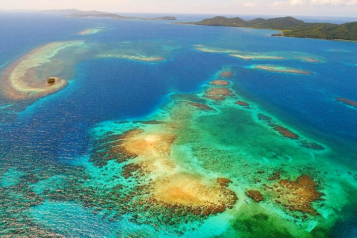 Half of the island to Pigeon Cay