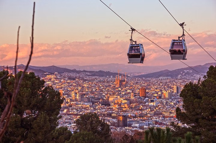 Montjuïc Cable Car: Tickets & Audio Tour on Mobile App