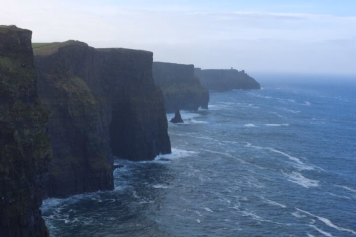 Cliffs of Moher from Shannon Airport en route to Galway