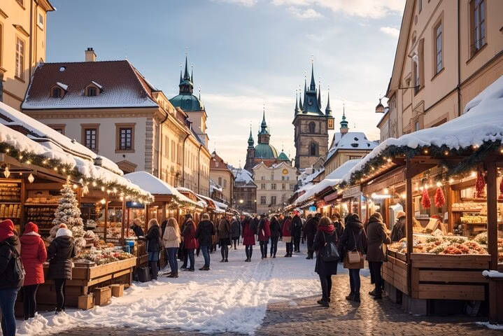 Christmas Private Daytrip - Vienna to Prague & back, English Speaking Driver