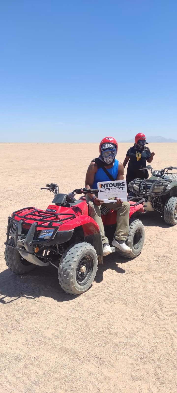 Hurghada thrilling time with the Quad bikes and Camel ride