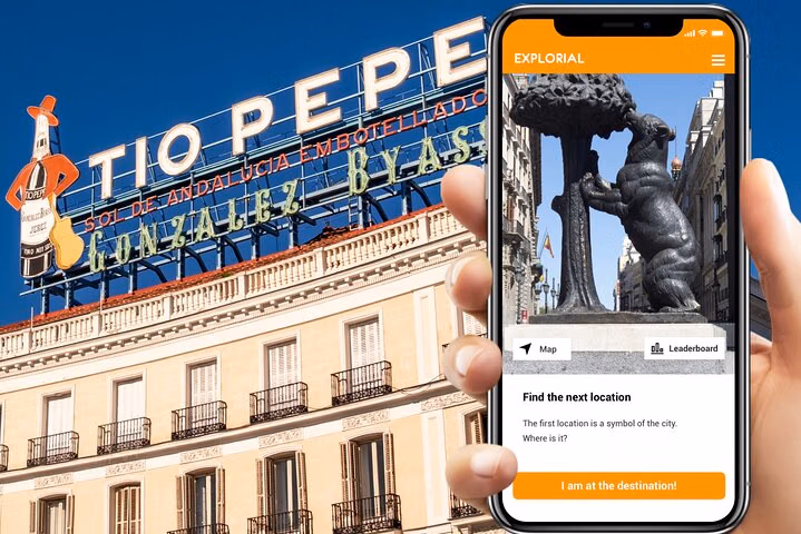 Madrid Historical Self-Guided Walking City Tour & Scavenger Hunt