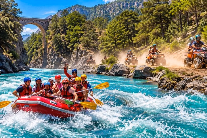 Belek 2 IN 1 Rafting and Zipline Combo