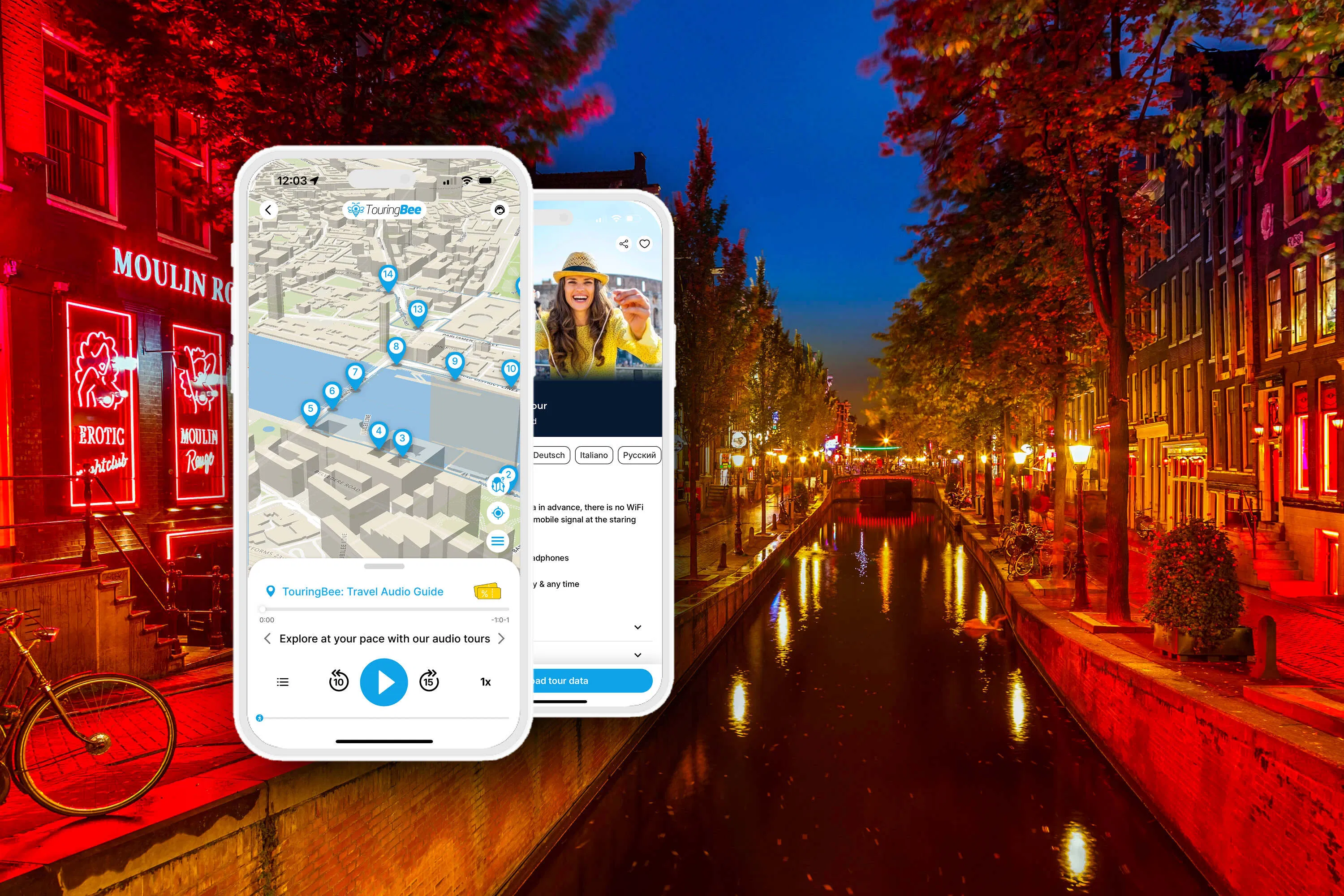 Amsterdam: audio tour of the Red Light District highlights