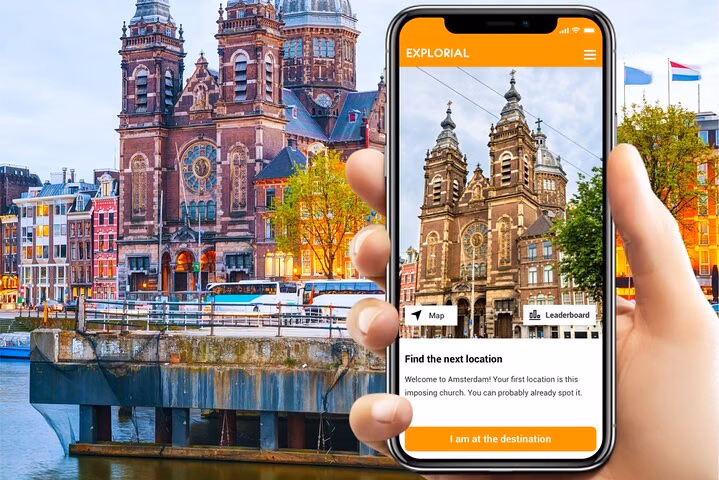 Amsterdam Self-Guided City Walking Tour & Scavenger Hunt