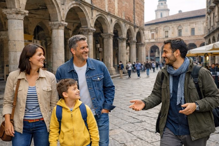 Milan Private Custom Family Walking Tour with Local