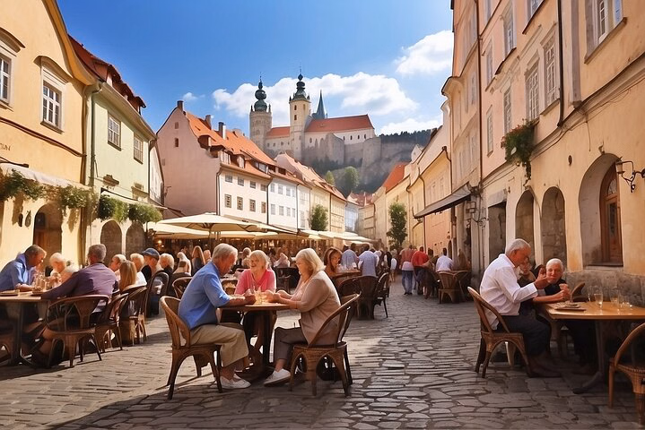 Cesky Krumlov and Hluboka Castle Day Tour from Prague