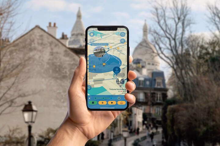 Montmartre Smartphone App Self-Guided GPS Walking Tour