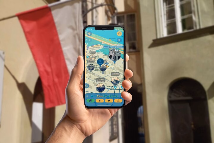 Medieval Warsaw Smartphone App Self-Guided GPS Walking Tour