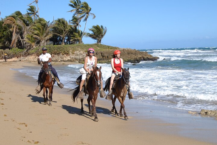 Horseback Riding on the Beach and in the Country in Punta Cana.