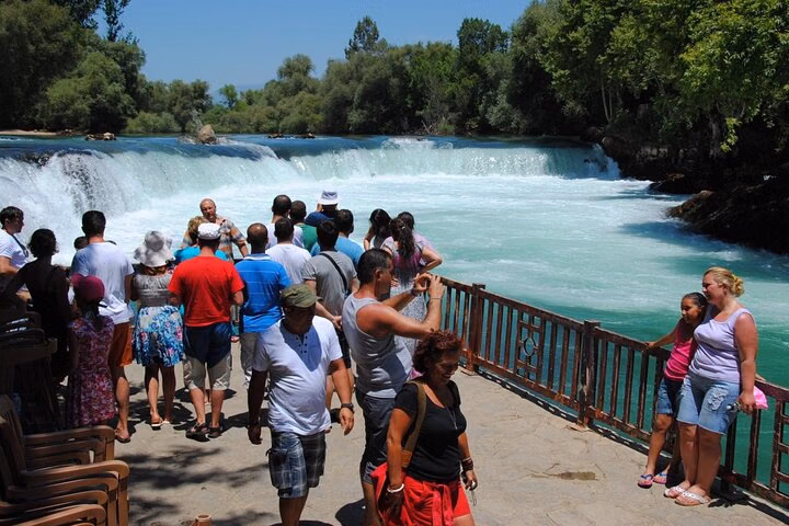 Manavgat River Boat, Bazaar, Waterfall Tour from Belek