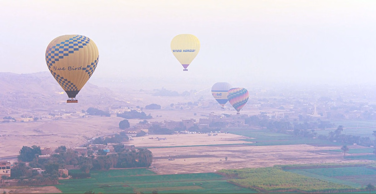 Hot Air Ballon Trip over Luxor West Bank