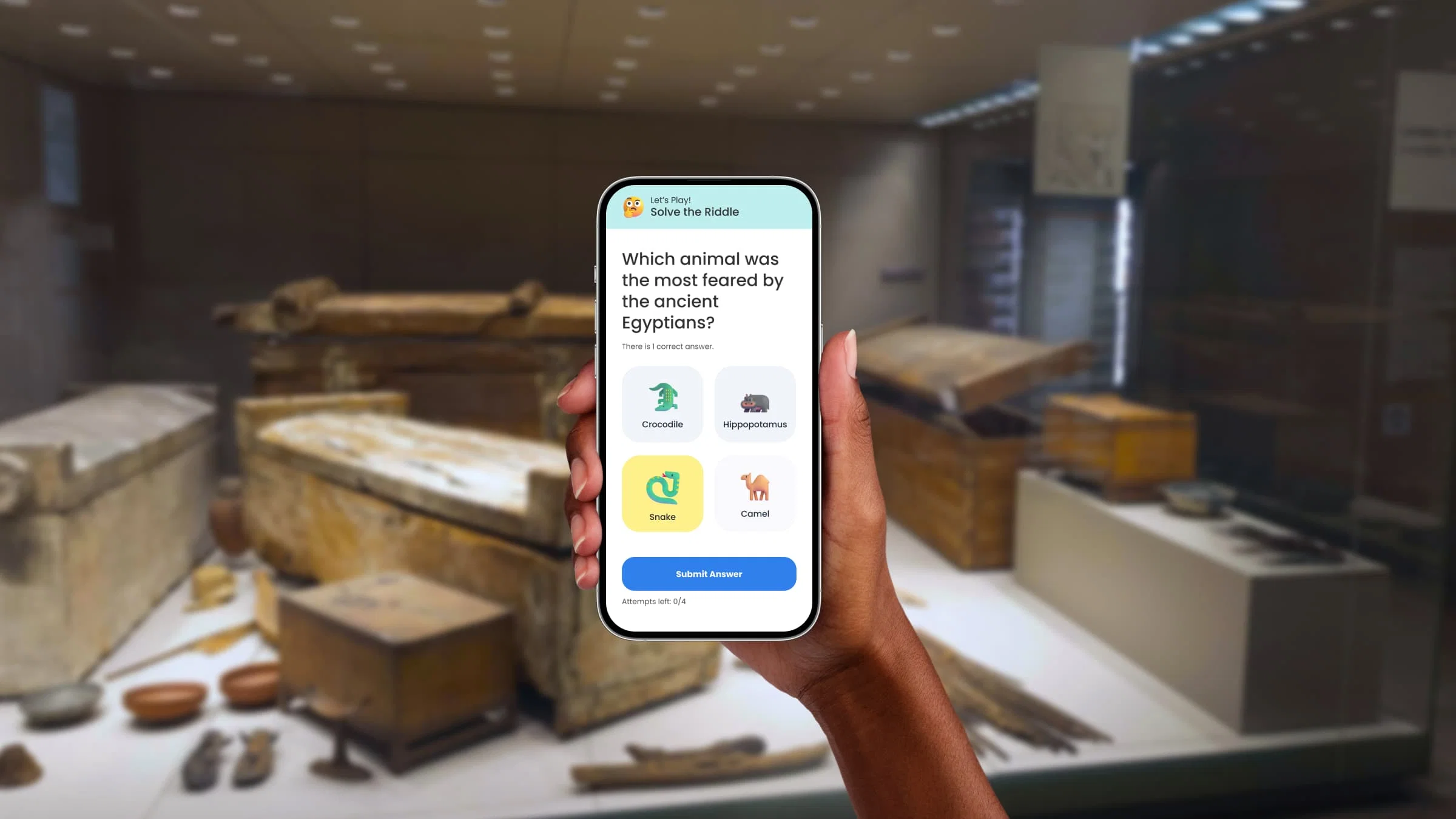 Interactive Tour with Riddles at The Egyptian Museum in Turin