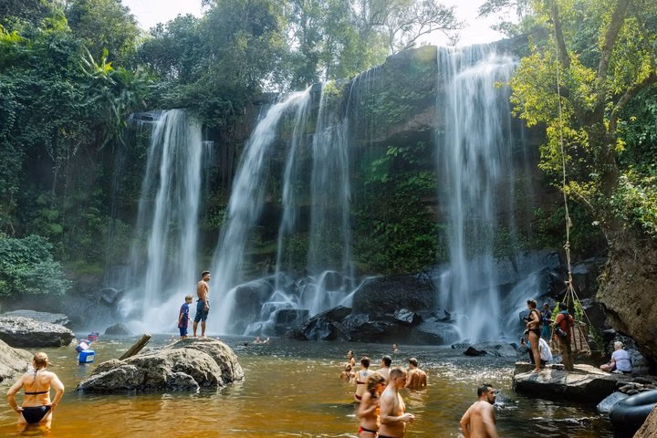 Kulen Mountain With Ticket included Plus Banteay Srei Temple Tour