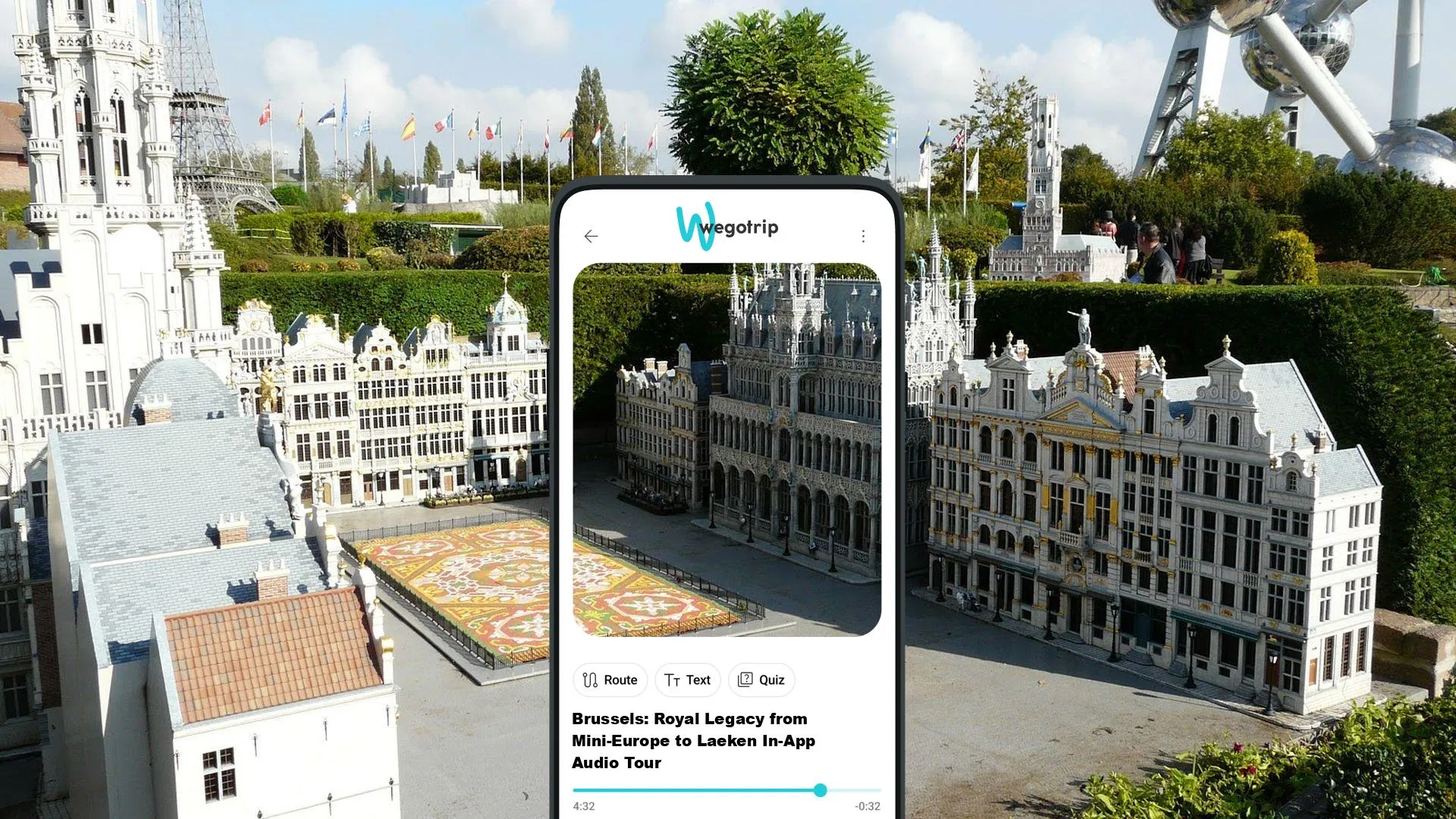 Brussels: Royal Legacy from Mini-Europe to Laeken In-App Audio Tour