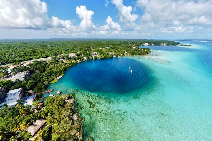Chacchoben Mayan Ruins & Bacalar Seven Color Lagoon Boat Tour