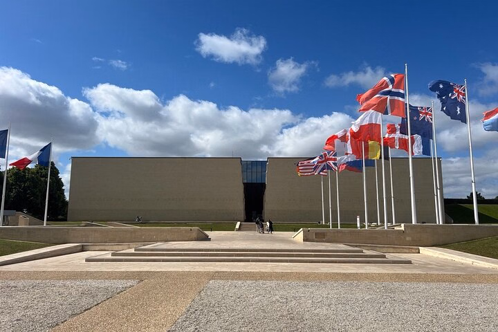 Normandy D-Day Beaches and Caen Memorial Private Tour from Paris