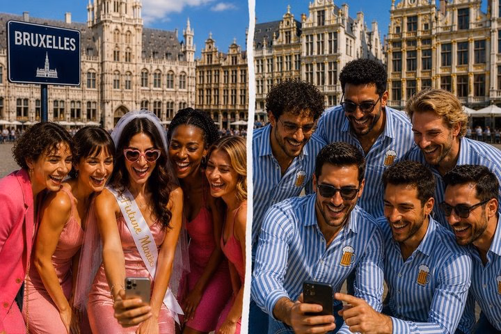 Brussels Challenges EVG, EVJF City Challenge as a team