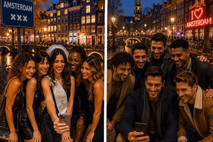 Amsterdam Challenges EVG EVJF City Challenge Team