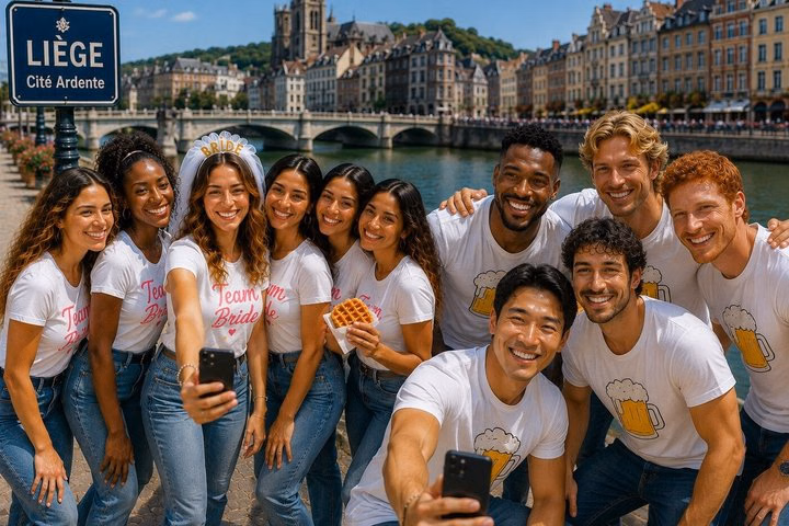 Liege Challenges EVG EVJF City Challenge team