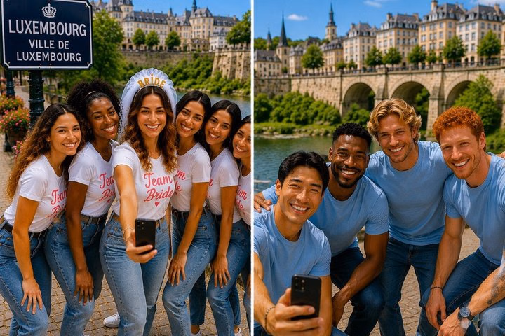 Luxembourg Challenges EVG EVJF City Challenge team