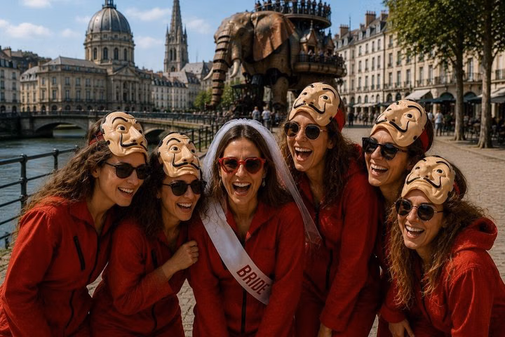 Escape Game Outdoor Theme Team Heist in Nantes
