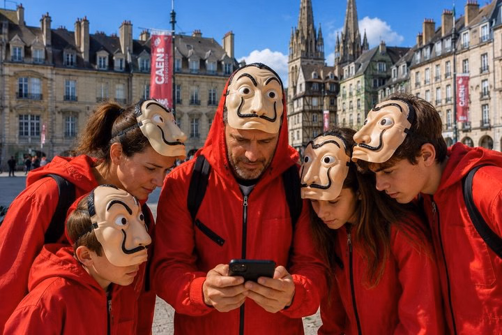 Escape Game Outdoor Theme Team Heist in Caen