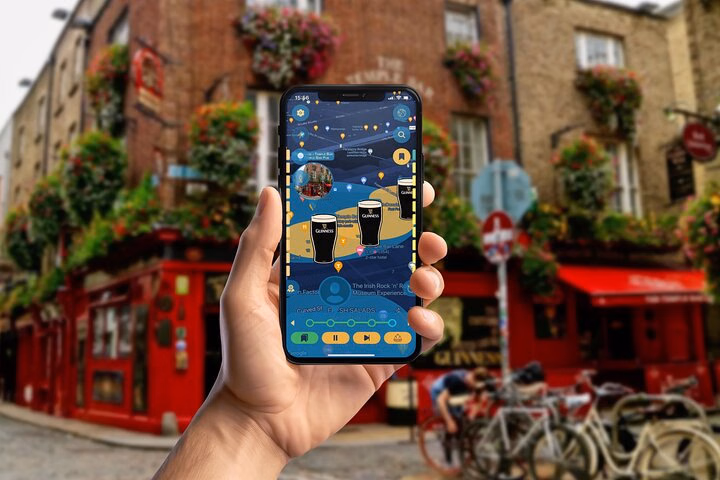 Dublin City Smartphone App Self Guided Walking Tour