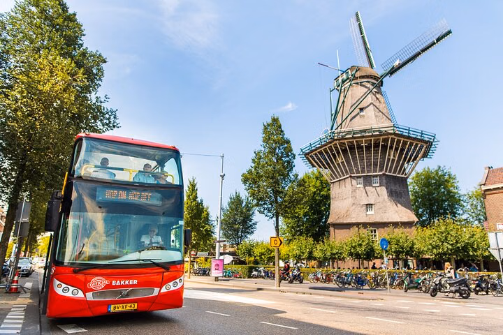 Amsterdam City Tour by Bus with Canal Cruise